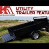 DK2 4.5-ft x 7.5-ft Steel Utility Trailer ( 1639-lb Capacity ) 2491710