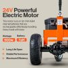 67286353.jpg SuperHandy 2800-lb Capacity 3-Wheel Orange Steel Dolly GUO041