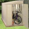 7-3-1-1.jpg Duramax 4ft x 8ft Sidemate Vinyl Resin Outdoor Storage Shed