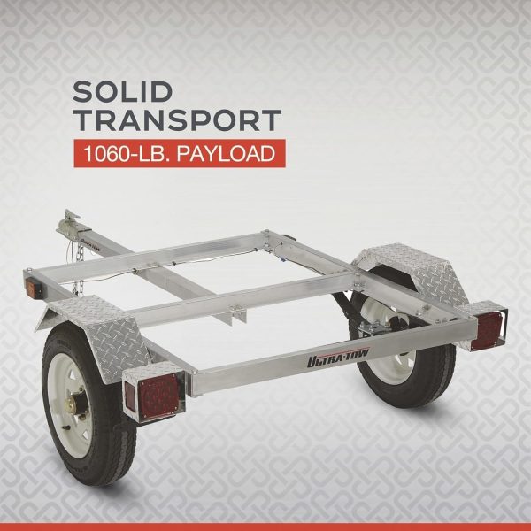 713qEcvUZiL._AC_SL1500-3.jpg Ultra-Tow 40in. x 48in. Aluminum Utility Trailer Kit – 1060-Lb. Load Capacity