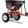 718VEeIau1L._AC_SL1500-1.jpg Agri-Fab 45-0543 Tow-Behind 100 lb Lawn & Garden Spiker Seeder Spreader