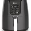 718uTMDRFL._AC_SX466.jpg Ninja Air Fryer | 4 QT Capacity | 4-in-1 Roast, Crisp, Roast, Reheats, & Dehydrates | Dishwasher Safe Parts | 105°F-400°F | Includes 20 Easy & Healthy Recipes | 1550 watt | Grey | AF101