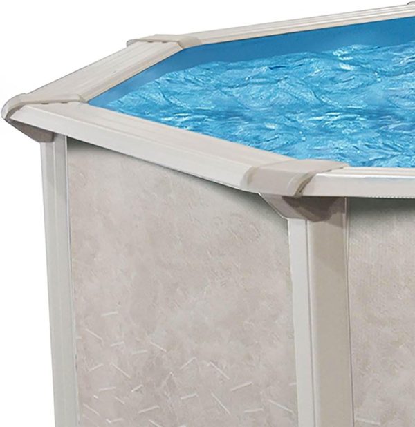 71E98TtT22L._AC_SL1500_3b3bb15b-8bd3-4926-8b2f-df70a5063956.jpg Aquarian 21ft x 52in Round Steel-Frame Above Ground Swimming Pool – Phoenix Series, DIY Outdoor Backyard Pool