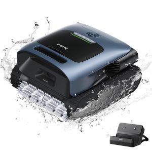 71EIeuOR5mL.jpg Beatbot AquaSense Pro Cordless Pool Cleaner Robot – Clarifies Water, Cleans Surface, Floor, Walls and Waterline, Intelligent Path Optimization, Surface Parking-Dark Blue