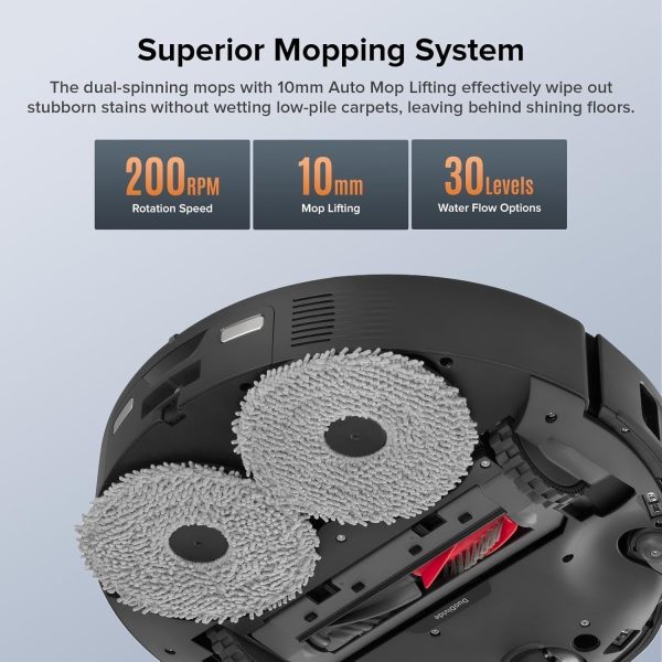 Roborock Qrevo Edge S5A Robot Vacuum & Mop, 18,500Pa, Zero-Tangle