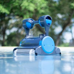 71KZ4kkEOmL.jpg Dolphin Premier Robotic Pool Cleaner (2024 Model) with Multimedia, Oversized Leaf Bag, Standard & Ultrafine Filters, Weekly Timer, Waterline Cleaning & More — for In-ground Swimming Pools up to 50ft