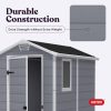 71QhzwudzrL._AC_SL1500.jpg Keter Manor 4×6 Resin Outdoor Storage Shed Kit-Perfect to Store Patio Furniture, Garden Tools Bike Accessories, Beach Chairs and Lawn Mower, Grey & White