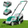 71SWSkg6kEL.jpg Litheli 13″ 20V Cordless Lawn Mower with 4.0Ah Battery