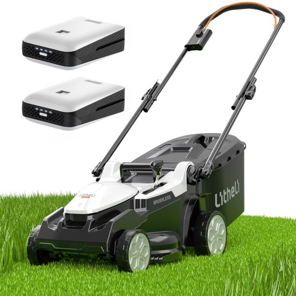 71Sw3aTZfRL.jpg Litheli 13″ 20V Cordless Lawn Mower with 4.0Ah Battery