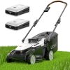 71WtYKasDsL.jpg Litheli 13″ 20V Cordless Lawn Mower with 4.0Ah Battery