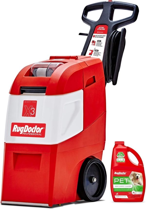71kKLNHaIFL._AC_SL1500-1.jpg Rug Doctor X3 Commercial Carpet Cleaner Pet Pro Pack with Stain & Odor Removers