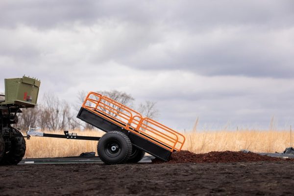 Impact Implements 1500 lb Utility Cargo Trailer with Pivot Dump for ATV, UTV, and Lawn Tractor