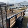 7×10 Heavy-Duty Utility Trailer – Single Axle with Wood Floor & LED Lights