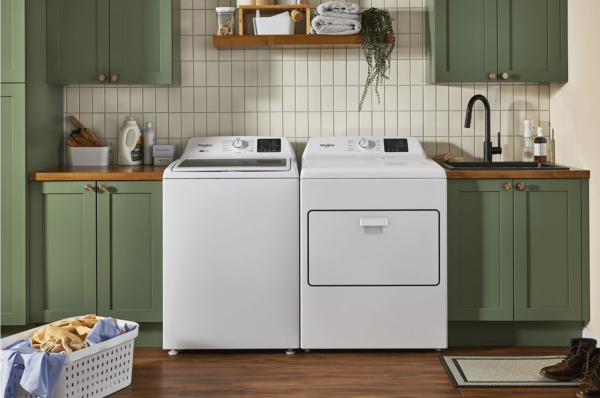 Whirlpool WTW4107SW 4.2 – 4.3 Cu. Ft Top Load Washer with 2-in-1 Removable Agitator, White