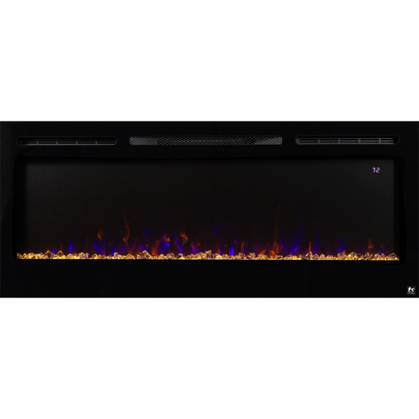 The Sideline 50 Inch Recessed Smart Electric Fireplace 80004