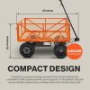 810D0OvbdML._AC_SL1500-1.jpg SuperHandy Electric-Assist Garden Cart, 5.7 Cu Ft, 440 lbs Load, All-Terrain Wheels