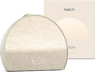 814DUVqPmJL._AC_SX322_CB1169409_QL70.jpg Hatch Restore 3 Sunrise Alarm Clock, Sound Machine, Smart Light (Putty) โ White Noise, Screen-Free Sleep Routine