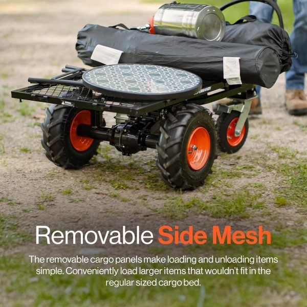 816vVm_9uVL._AC_SL1500-1.jpg SuperHandy 48V Electric Power Wagon Utility Cart, 660 lb Load, 1000 lb Hauling Capacity