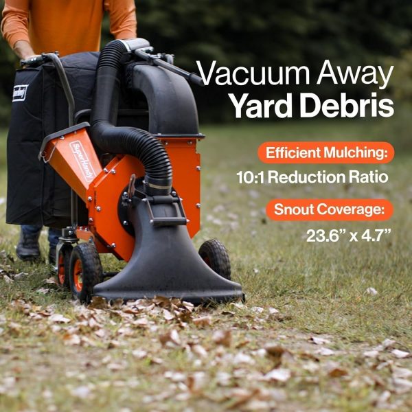 817NsSxwnrL._AC_SL1500-1.jpg SuperHandy 7HP Gas Leaf Vacuum & Wood Chipper, 10:1 Mulch, 6-Bushel Bag