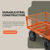 81EoZ8n1IoL._AC_SL1500-1.jpg SuperHandy Electric-Assist Garden Cart, 5.7 Cu Ft, 440 lbs Load, All-Terrain Wheels