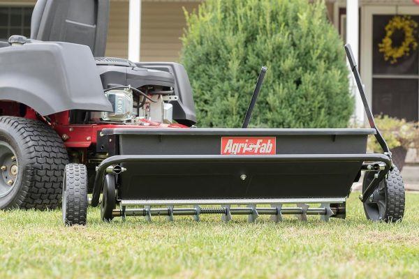 81O1AAhwsyL._AC_SL1500-1.jpg Agri-Fab 45-0543 Tow-Behind 100 lb Lawn & Garden Spiker Seeder Spreader