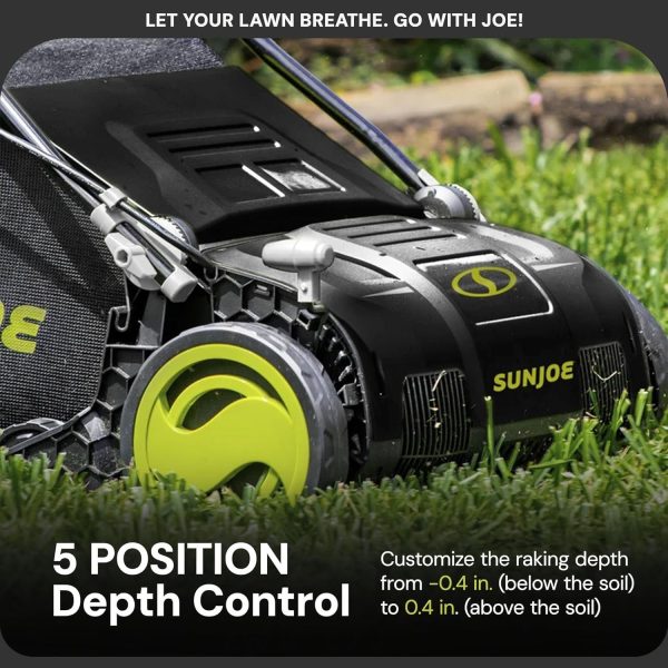 81Ulbx7FOsL._AC_SL1500-1.jpg Sun Joe AJ805E 13A Electric Dethatcher & Scarifier, 15 in.