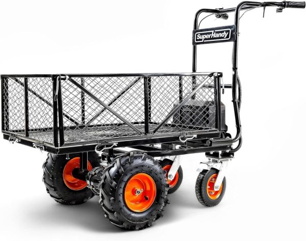 81ngKZJSbGL._AC_SL1500-1.jpg SuperHandy 48V Electric Power Wagon Utility Cart, 660 lb Load, 1000 lb Hauling Capacity