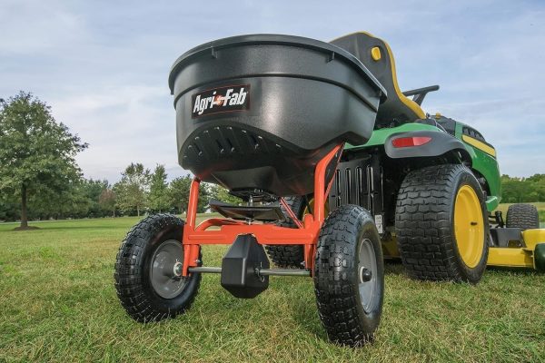 910BCknUgHL._AC_SL1500-1.jpg Agri-Fab 45-0543 Tow-Behind 100 lb Lawn & Garden Spiker Seeder Spreader