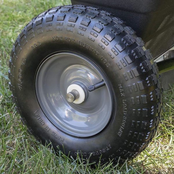 91KB3yuBI4L._AC_SL1500-1.jpg Agri-Fab 45-0543 Tow-Behind 100 lb Lawn & Garden Spiker Seeder Spreader