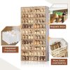91aY1cfD3L._AC_SX569.jpg ANTBOX Portable Shoe Rack Organizer for Closet Entryway, Stackable Sneaker Storage Shoe Cabinet with Magnetic Clear Door, Large Plastic Storage containers Bins with Lids 10 Tiers 40 Pairs