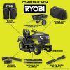 Brushless 80V Hp 46-Inch Cordless Lawn Tractor Battery Powered
