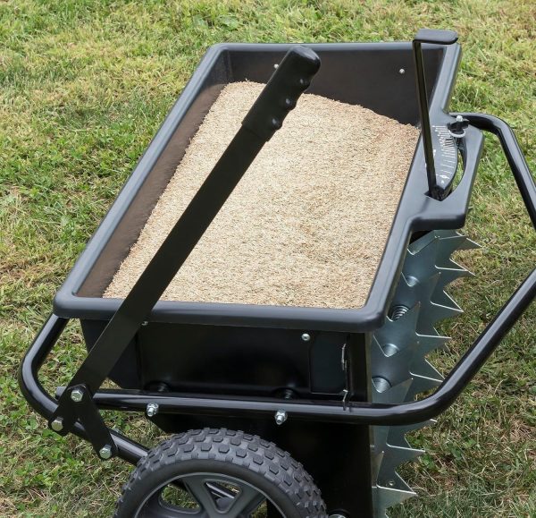 A17hyLCdhOL._AC_SL1500-1.jpg Agri-Fab 45-0543 Tow-Behind 100 lb Lawn & Garden Spiker Seeder Spreader