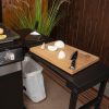 Blackstone 36-in Culinary Cabinet Griddle with Side Table: Versatile Outdoor Cooking in Stainless Steel