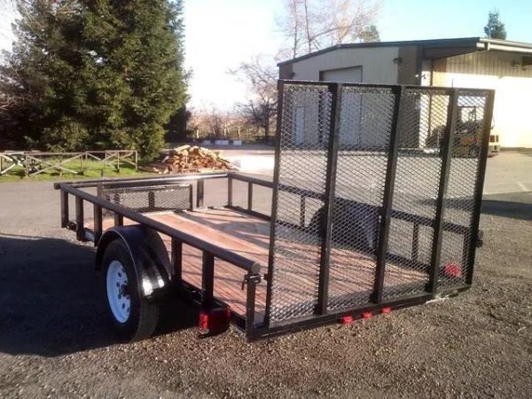 CO5.5X10GWPTLED_0_Co5.5X10Gwptled-105.jpg 5.5 X 10 Carry-On Utility Pipe Top w/ Mesh Tongue Box Trailer