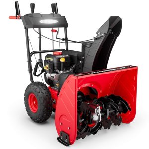DB7109A.2-1.jpg PowerSmart Snow Blower Gas Powered 24 Inch Self-Propelled 2-Stage 212cc Engine with Electric Start