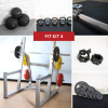 FitKit4_824d48fc-a928-46bb-81f9-4a01e0230ae7.png Commercial Squat Rack Kits – Muscle D Fitness – Gym Storage – Black / Silver