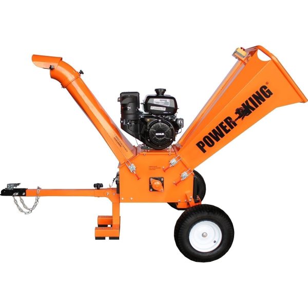PowerKing 5-Inch 14 HP Chipper Shredder with Electric Starter & Hour Meter – PK0915-EH