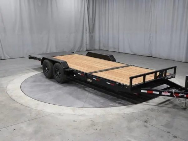 ITLT722TA5_1006000600_BLACK-100.jpg Interstate 7 X 22 Hydraulic Tilt 14K Trailer