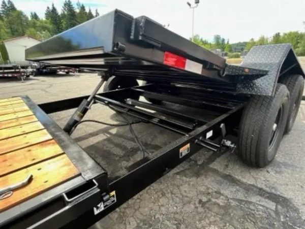 ITLT722TA5_1006000600_BLACK-108.jpg Interstate 7 X 22 Hydraulic Tilt 14K Trailer