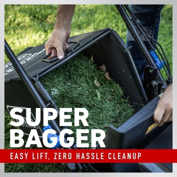 Large_7.jpg 21 in. Super Recycler Personal Pace SmartStow 190cc Briggs&Stratton Electric Start Self Propelled Walk Behind Lawn Mower