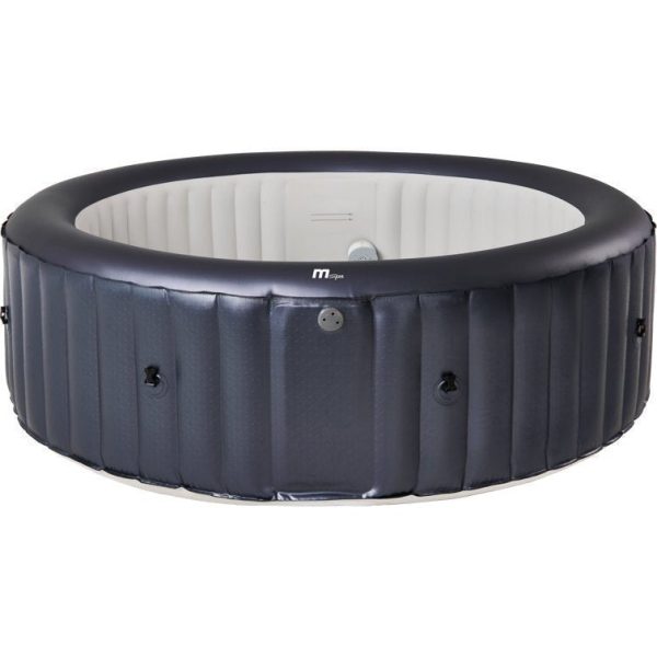 Mspa, Carlton, Muse Series, Self-Inflatable Hot Tub & Spa, Hydromessage Jets & Air Bubble System, Round – 4 Persons