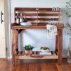 Potting Table/Bench/Serving Bar – Acacia Wood