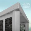 Richmond Modern Steel Cabana Pergola