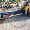 24 Ton Iron & Oak Upside Down Skid Steer Log Splitter Attachment (SMH2419)