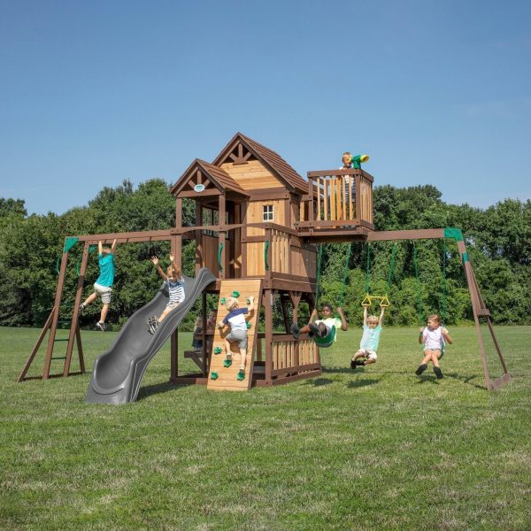 SkyfortWithVacSlideMainTrapGray-1.jpg Skyfort II with Wave Slide