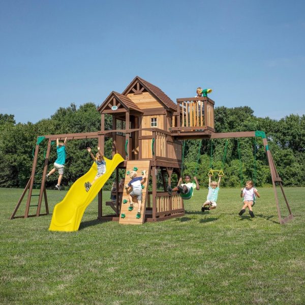 SkyfortWithVacSlideMainTrapYellow-1.jpg Skyfort II with Wave Slide