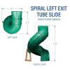 Spiral Left Exit Tube Slide for 5 Foot Decks