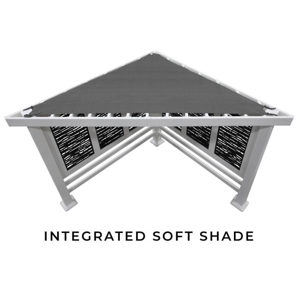 Richmond Modern Steel Cabana Pergola