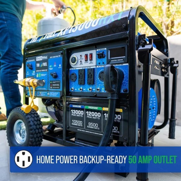 XP13000HXT_006_936x936_71b0c8a8-6349-4cba-ba6b-8b6d860aaf50-1.jpg DuroMax XP13000HXT 13,000 Watt Electric Start Tri-Fuel Portable Generator w/ CO Alert