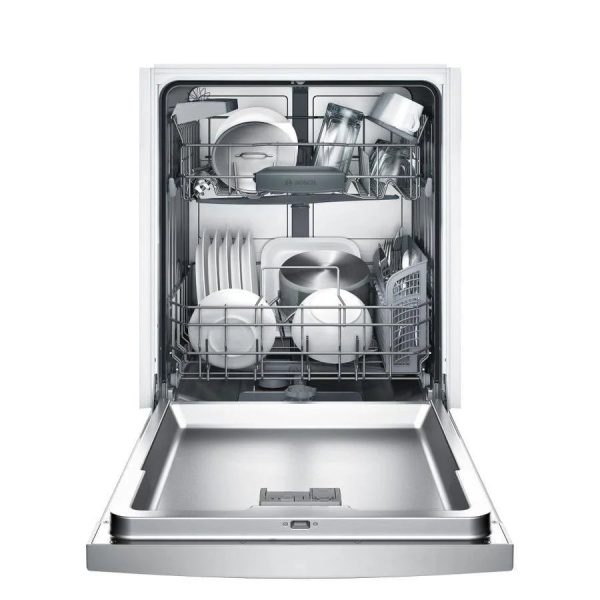 a1-26-1.jpg Bosch 100 Series PureDry 50-Decibel Front Control 24-in Built-In Dishwashers (Fingerprint-Resistant Stainless Steel) ENERGY STAR